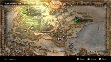 how to get to cave of origin|octopath traveler carrion cave.
